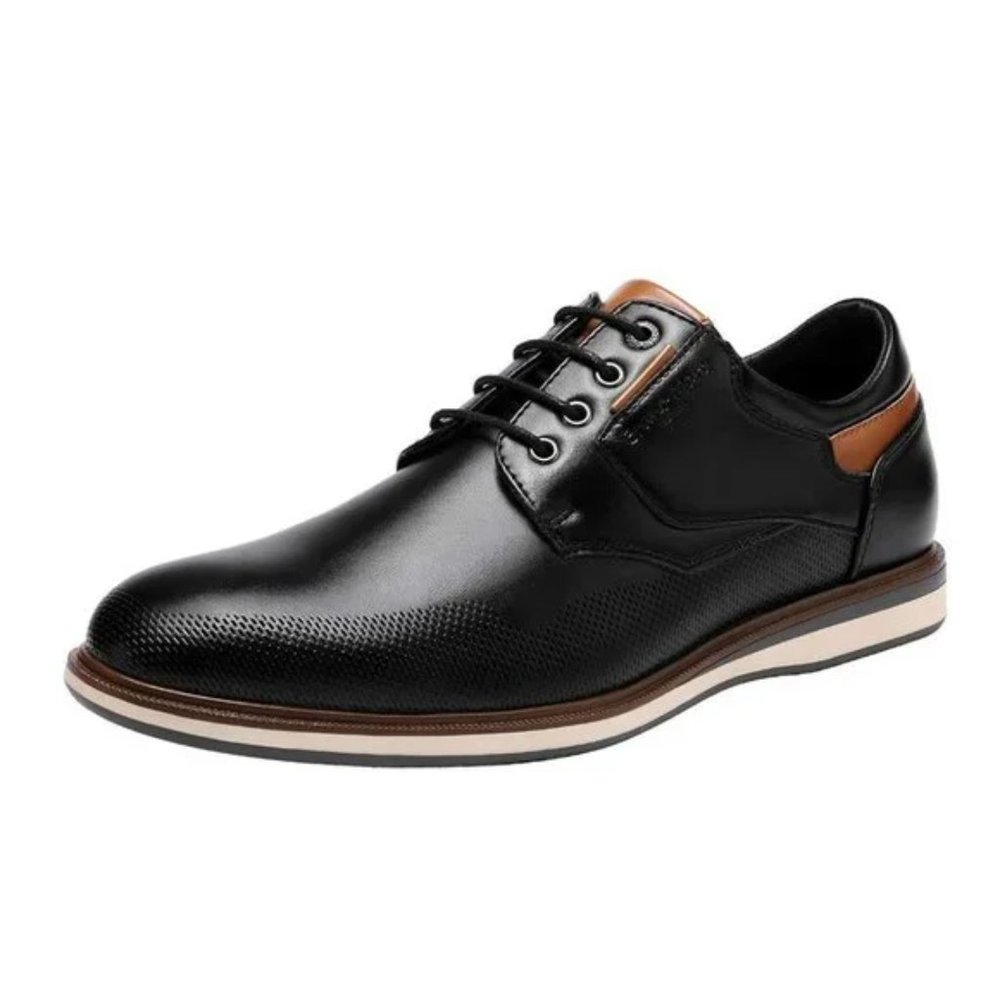 New 𝅺Men's Casual Dress Shoes Black